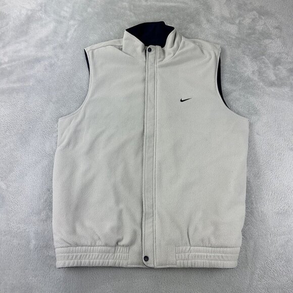 Nike Therma Fit Blue / White Reversible Vest Men’s Size XL - Picture 4 of 16